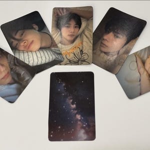 Nuit cosy TXT - Cartes photo K-pop personnalisées faites par des fans