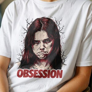 Obsession T-Shirt, Freaky Nikki Horrorfilm Unisex-T-Shirt