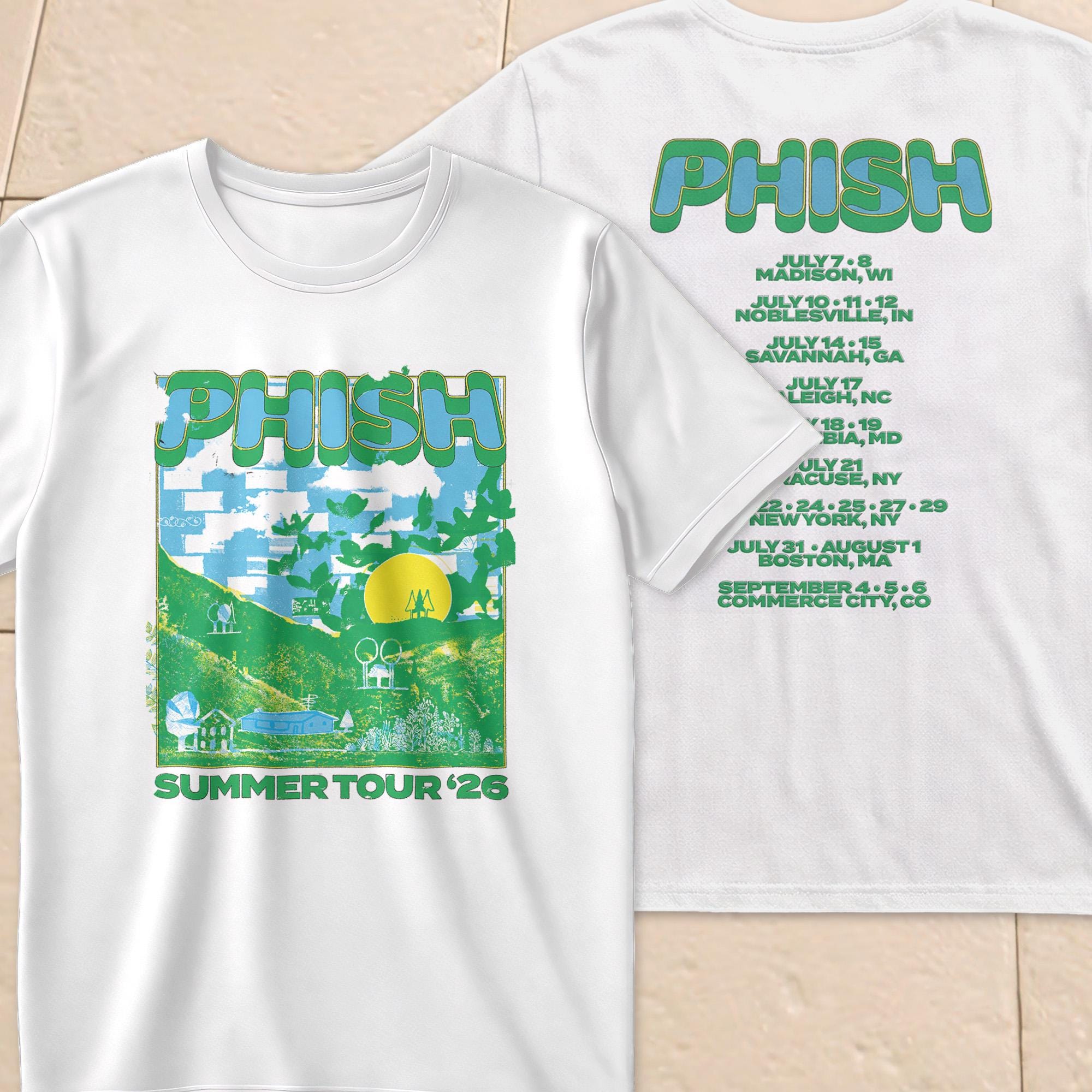 PHISHツアーTシャツ Phish Summer Tour Shirt - Etsy