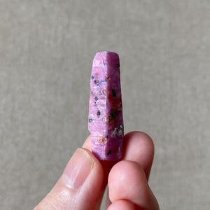 Rare Fluorescent Pink Hexagonal Ruby Crystals | UV Reactive | Double Terminated with Record Keepers | Tanzania