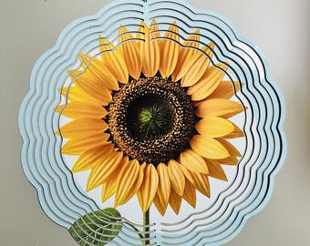 10" Sunflower Wind Spinner