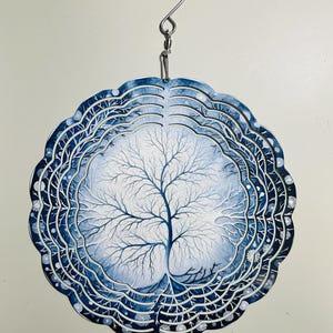 8&quot; Winter Tree Wind Spinner