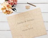 10 pc Wedding Guest Book Puzzle, custom guestbook alternative, WOOD puzzle guest book, Bella Puzzles™, rustic wedding, boho wedding
