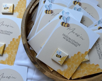 Personalized chocolate cards | Birth | Engagement | Guest gifts | Nikah Hediyelik | Nişan | Wedding | Henna | Coffee | Birthday