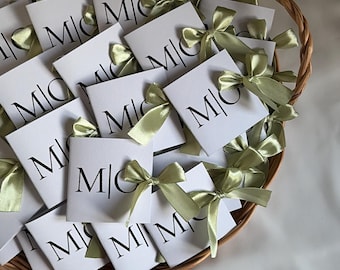 Personalized chocolate cards with ribbon | Birth | Engagement | Wedding favors | Wedding gifts | Wedding gifts | Wedding | Henna | Birthday