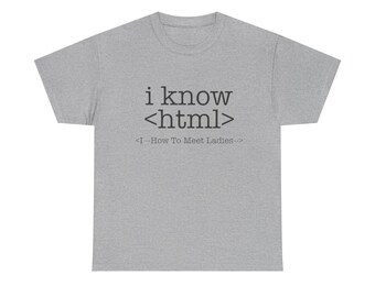 Funny Computer Programmer Tee Shirt, Unisex Heavy Cotton T-Shirt, Adult Humor, Hacker Gift, Gamer Tshirt, Sarcastic Programmer Gifts, Geek