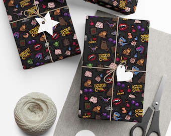 Rolos de Papel de Embrulho para Presentes com o Carl, o Explorador de Masmorras
