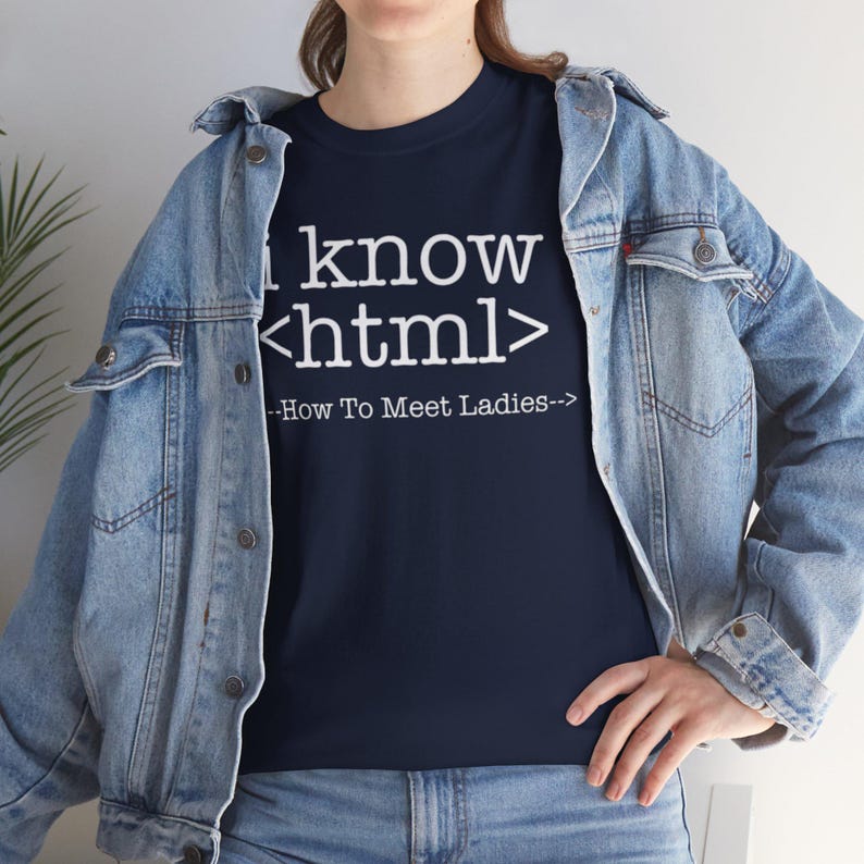 I Know HTML Code Computer Programmer Tee, Funny Coding Ladies Man T-Shirt, Programmer Gift Shirt image 10