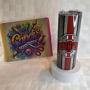 College-inspired Tumbler: 20oz Stainless Steel, Custom School Colors
