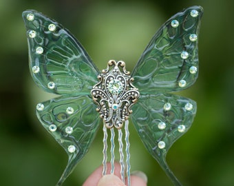 Luna Moth Comb custom