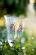 Sprite Fairy Wing Silver or brass earrings 