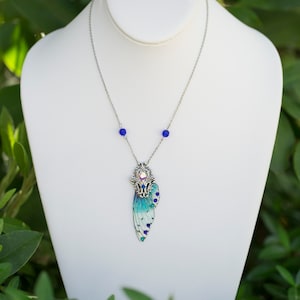 Sidhe Fairy wing Necklace Silver or Brass