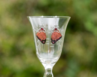 red butterfly mini Fairy Wing earrings