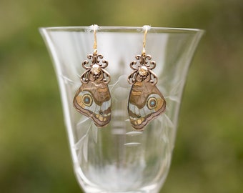 buckeye butterfly mini Fairy Wing earrings