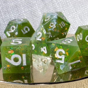Druid&#39;s Dream - 7 Piece Polyhedral Dice Set