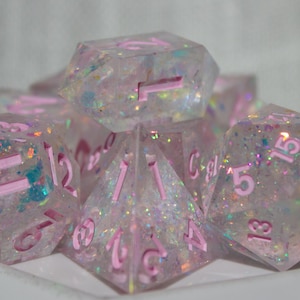 Glitterbomb - 9 Piece Polyhedral Dice Set