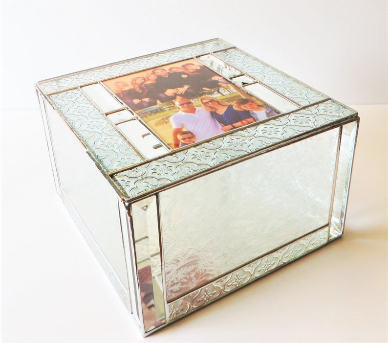 Elegant Stained Glass Keepsake 50th Anniversary Gift Box Etsy