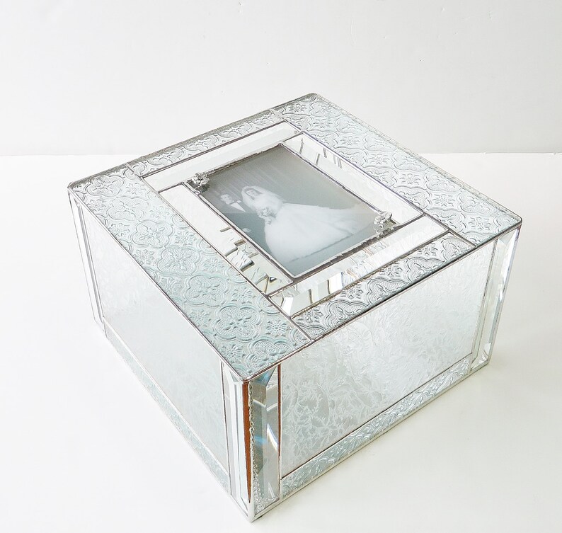 Elegant Stained Glass Keepsake 50th Anniversary Gift Box Etsy