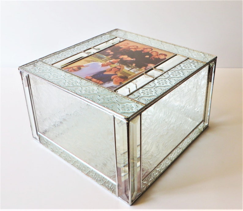 Elegant Stained Glass Keepsake 50th Anniversary Gift Box Etsy