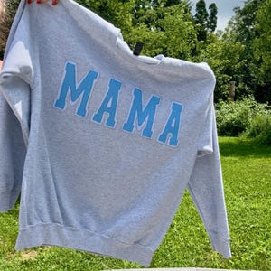 Vintage Feel Mama Patchwork Sweatshirt