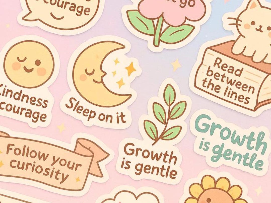 Cute Mental Health Sticker Sheets Bundle – Printable & Digital PDF - Etsy