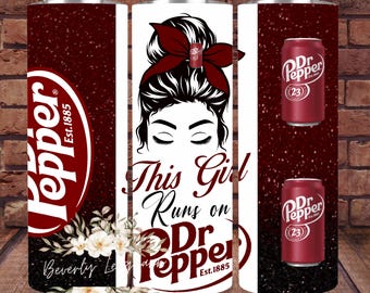 Dr. Pepper Tumbler Wrap