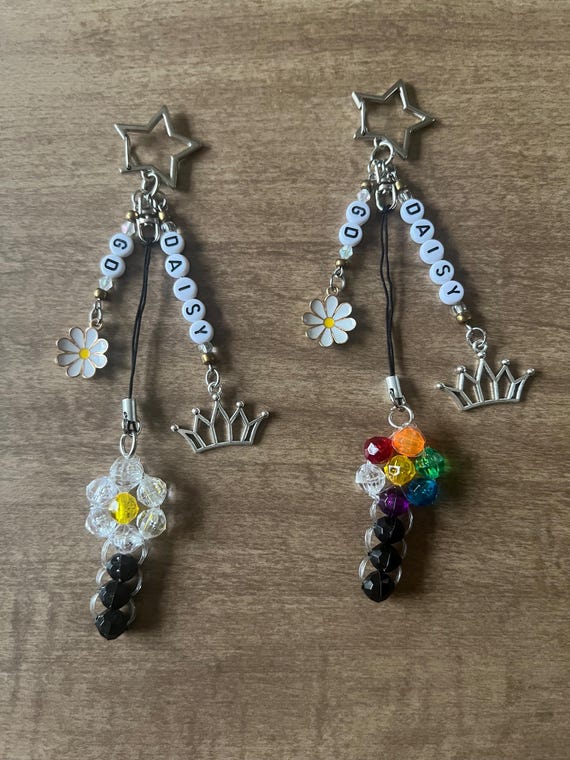 G-dragon Big Bang Inspired Beaded Lightstick Keychain Charm - Etsy