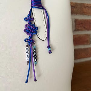 Kpop Demon Hunters Inspired Korean Knot Rujinu Bag Charm and Keychain