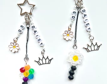 G-Dragon Inspired Beaded Lightstick Keychain Charm