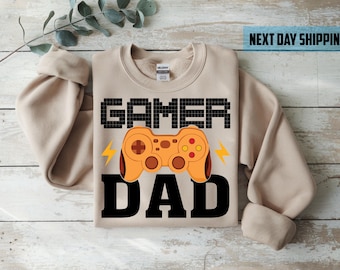 Camiseta para papá gamer, camiseta divertida para papá gamer, regalo para papá aficionado a los videojuegos, regalo gamer para papá