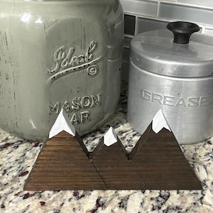 Palettenholz Tri-Mountain Dekoration