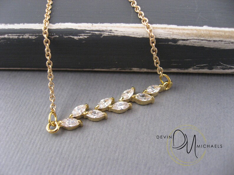 Dainty CZ Diamond Bracelet Minimalist Bridesmaid Bracelet Etsy