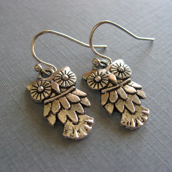 Cute Little Owl Earrings