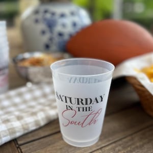 Frosted Flex Cup 16 oz - Saturday in the South Gamecock Garnet | Set of 8