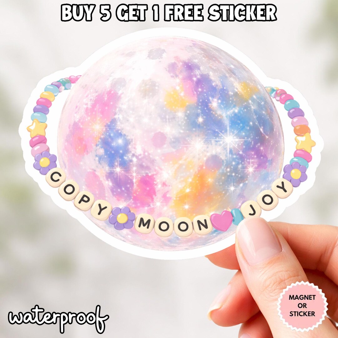 Copy, Moon Joy Sticker-artemis II Moon Mission Decal, NASA Vinyl ...