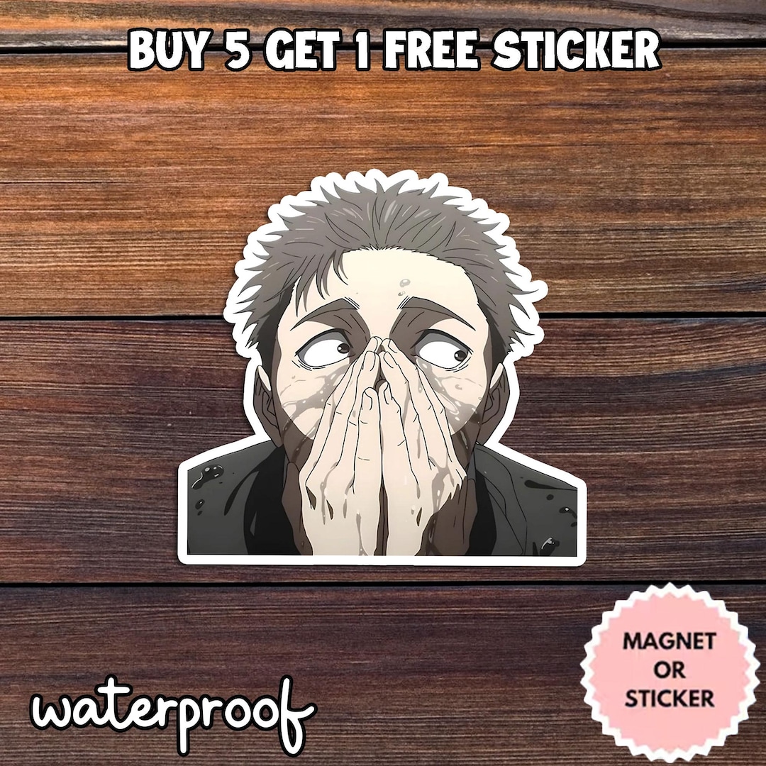 I Love Higuruma Sticker, Anime Lovers Gifts, Anime Stickers, Jjkk ...
