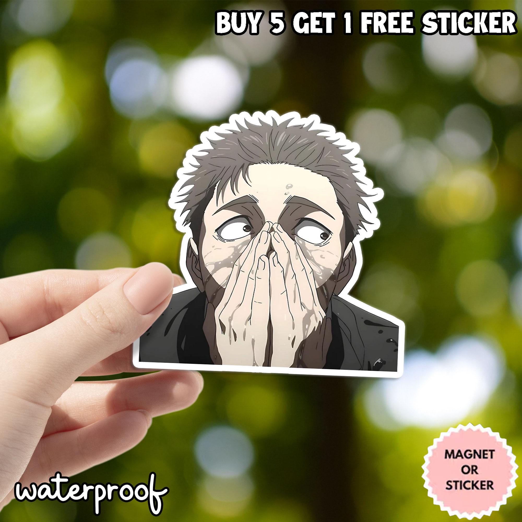 I Love Higuruma Sticker, Anime Lovers Gifts, Anime Stickers, Jjkk ...