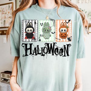 Labubu Halloween png| Cute Illustrations | Kawaii Labubu Art | Digital Download | T Shirt Sublimation png | Halloween PNG