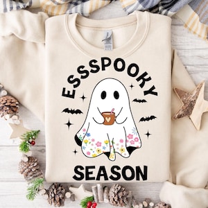 Espooky season png, spanish Halloween png design, Halloween ghost png, spanish png, trendy Halloween shirt design, trendy, spooky season