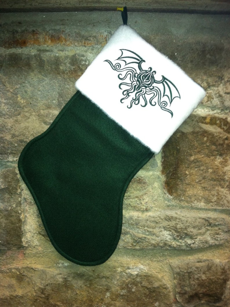 Cthulhu Crest Christmas Stocking image 1