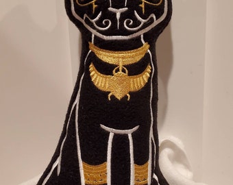 Bastet Egyptian Cat Goddess Cuddle Pillow