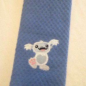 Little Yeti Monster Kitchen Hand Towel image 3