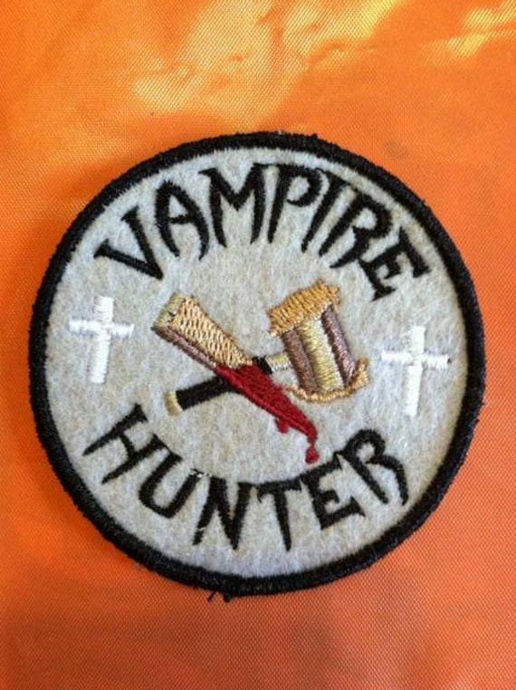 vampire hunter embroidered patch