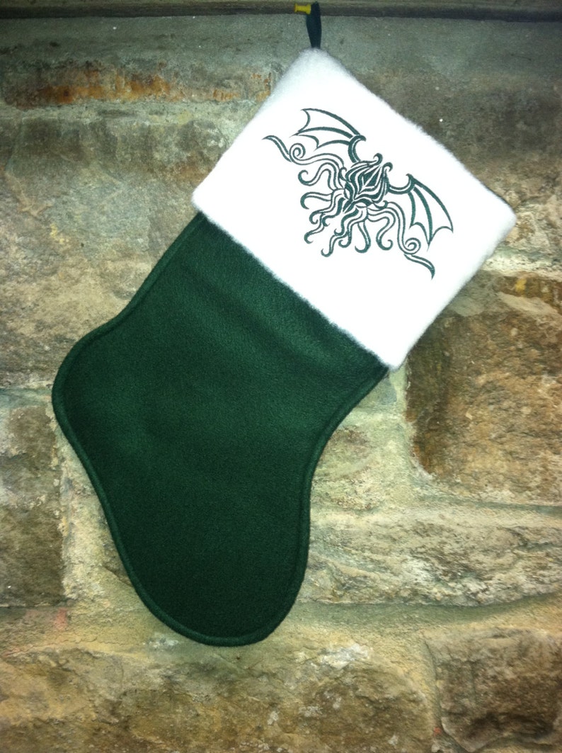 Cthulhu Crest Christmas Stocking image 3