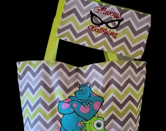 Monsters Inc Tote Bag with Bonus Bag