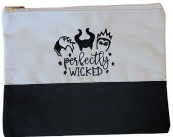 Perfectly Wicked Villains Zippered Pouch