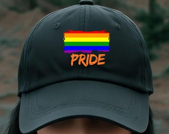 Gorra arcoíris del orgullo, gorra LGBTQ, para amigos gays, gorra de celebración del orgullo, regalo del orgullo, gorra, gorra de béisbol de verano, gorra de béisbol de moda