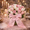 Embroidered Graduation Bouquet Ribbon, Personalized Name & Monogram Sash, Prom Bouquet Ribbon, Class of 2026 Gift for Her product logo