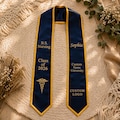 Embroidered Graduation Stole, Custom Name Sash, Class of 2026 Nursing Stole product logo
