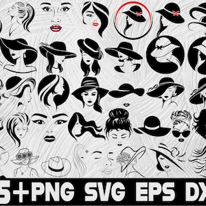 Black Woman SVG Bundle, Afro Woman SVG, Afro Girl Svg, Afro Queen Svg, Afro Lady Svg, Curly Hair Svg, Black Woman, African American Svg